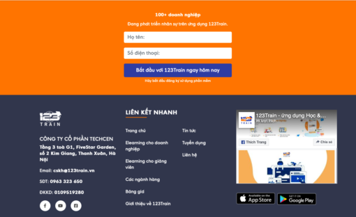 Báo giá chi tiết phần mềm đào tạo nội bộ 123Train.vn - 123Train