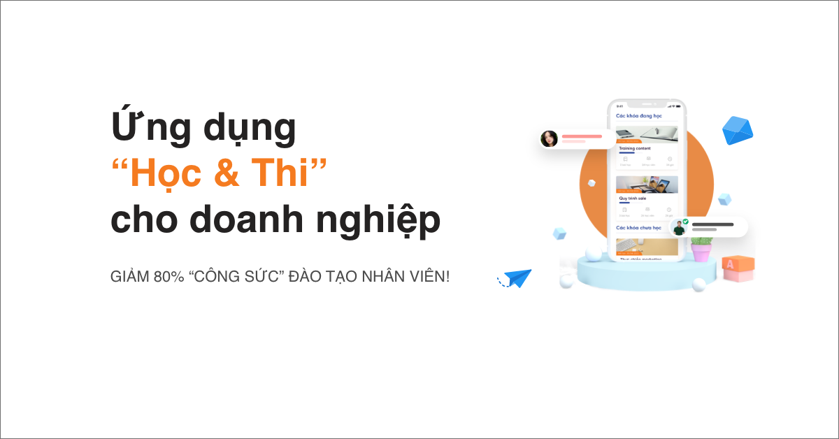123Train - Giải pháp đào tạo nhân sự trực tuyến